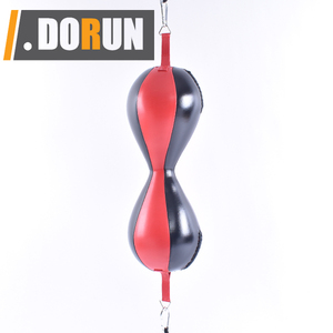 Bolsa de doble extremo de estilo mexicano de cuero MMA Muay Thai Training Punching Dodge Striking Bag <span class=keywords><strong>Kit</strong></span> con cadena colgante giratorio - Product Image 1