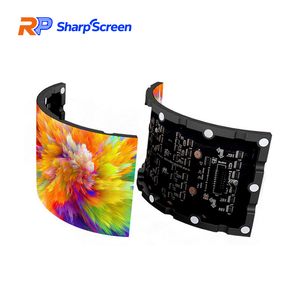 Écran LED flexible numérique incurvé P0.9-P4, colonne, cylindre, anneau, mur vidéo avec prise en charge de l'animation pour une utilisation en intérieur/extérieur - Product Image 2