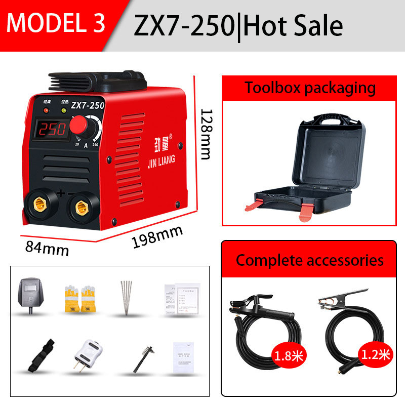 220V Power Tools Set Portable Mini Welder MIG/MMA/TIG/Arc Igbt Inverter 250A Esab Ac Dc Copper Wire Electric Welding Machine · image 4