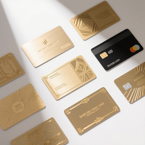 Tarjetas de Visita Personalizadas de Metal de Cobre Premium con Grabado y Acabados Superficiales de Primera Calidad - Product Image 2