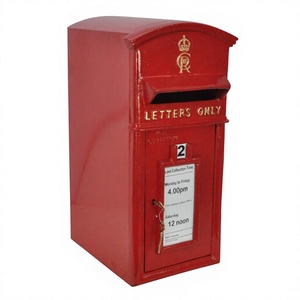 Metal Crafts Handmade <b>Post</b> <b>Box</b> <b>Wall</b> <b>Mount</b> Letters Only With Key Lock Front Accessories Weather Resistance Durable Designs - Product Image 1