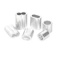 Pince de câble en aluminium pour câble métallique, à trou unique, ovale, à double trou, à trou rond, zinguée, pour protection de câble, Carton YC-0000