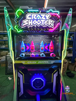 IFD jeu à jetons nouveauté vidéo enfant simulateur Arcade écran Arcade pistolet tir jeu Machine fou tireur à vendre