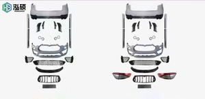 Kit de carrosserie <span class=keywords><strong>prix</strong></span> usine pour <span class=keywords><strong>Maserati</strong></span> <span class=keywords><strong>Levante</strong></span> M156 mise à niveau PP matériel pare-chocs avant pare-chocs arrière diffuseur voiture 2016-2022 - Product Image 2