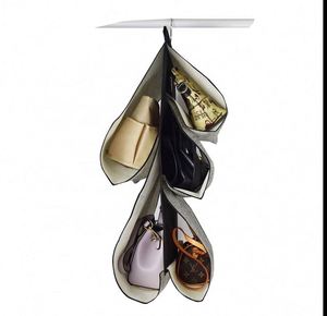 Breathable Polypropylene 4-<b>Shelf</b> Hanging Closet Organizer <b>Shelves</b> for Clothes - Product Image 3