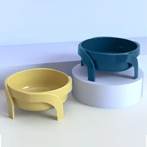 Petit moyen plat d'alimentation automatique surélevé pour chat et chien 5,5 pouces de large bol d'eau avec support pour chiots et chats - Product Image 4