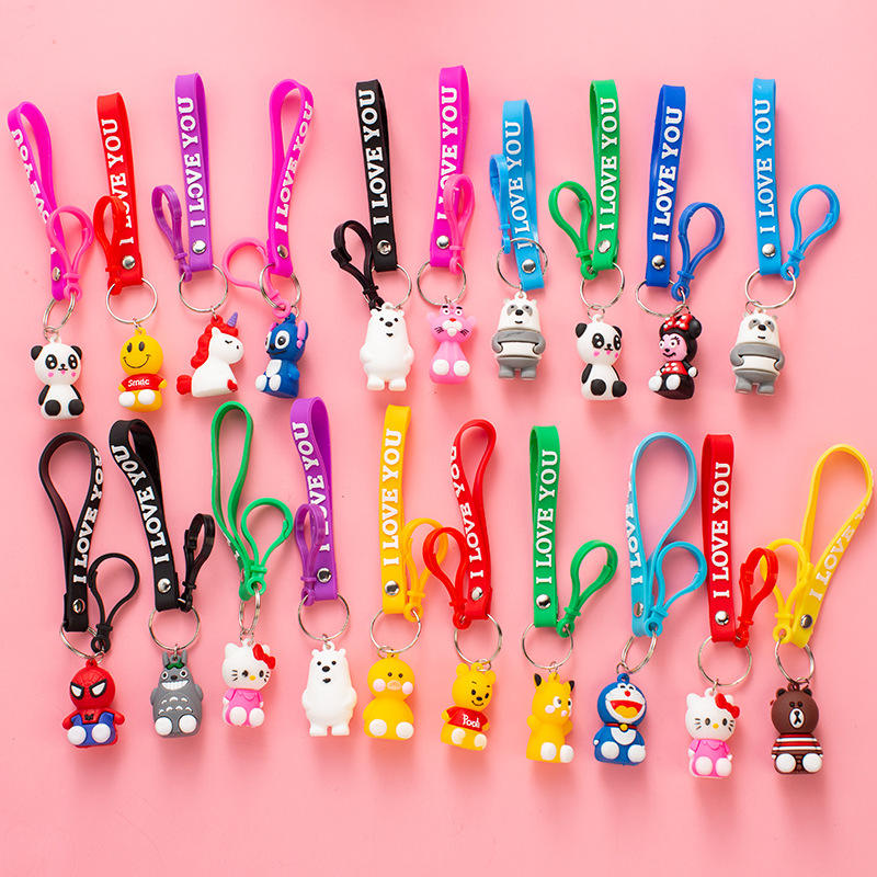 พวงกุญแจหัวเข็มขัดหนัง แบบผสมผสาน