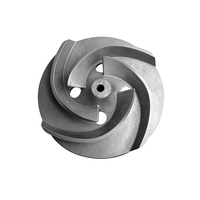 Pièce de maintenance pour pompe à turbine semi-ouverte en acier au carbone sur mesure, fabriquée par une fonderie, fournisseur industriel, selon dessin