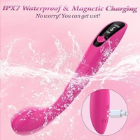 Vibrateur G-spot avec écran numérique, 9 modes de vibration, silicone, recharge magnétique, masseur AV pour femmes, 50 sons, jouet sexuel