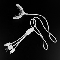 Unité dentaire portable sans effets secondaires, machine de nettoyage des dents, utilisation USB, lumière LED pour blanchir les dents