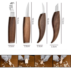 Ensemble de couteaux de <span class=keywords><strong>jardinage</strong></span> manuels droits, machettes et couteaux à découper pour la coupe du bois et le décapage - Product Image 1