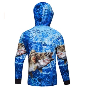 Créez votre propre t-shirt de pêche à manches longues, t-shirt imprimé par sublimation, sweat-shirt surdimensionné pour homme, t-shirt de pêche et de chasse - Product Image 3