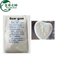 Poudre de Gomme de Guar de Qualité Alimentaire en Gros, Cristalline Blanche, Certifiée MSDS, Additif Épaississant Alimentaire en Fût ou en Sac