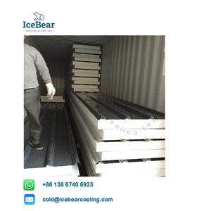 304ステンレス鋼スリップジョイントPUパネルFM PIRサンドイッチパネル付きドライブイン冷蔵室建設/食品保管用 - Product Image 5