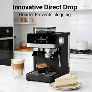 <span class=keywords><strong>Cafetera</strong></span> Espresso <span class=keywords><strong>Francesa</strong></span> Profesional Inteligente Programable de 20 Bares, de Acero Inoxidable, con Pantalla Táctil Multifunción para Preparar <span class=keywords><strong>Leche</strong></span> - Product Image 4