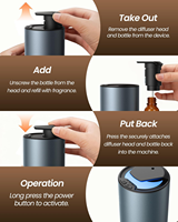 Diffuseur d'arômes de voiture en aluminium OEM ODM 10ML, sans eau, automatique, fonctionnant sur batterie, parfum de luxe, rafraîchisseur d'air