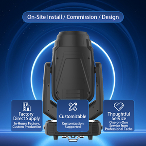 Projecteur de scène 3-en-1 Prism King 480W à tête mobile Beam Spot Wash hybride avec encodeur magnétique et zoom DMX pour concerts et clubs - Product Image 1