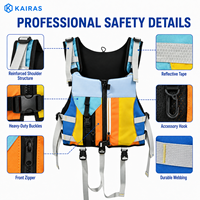 Gilet de sauvetage OEM personnalisé pour rafting et kayak en eau vive, en Oxford 420D avec bande réfléchissante