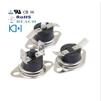 Thermostat KH KSD301 250V 10A avec bouton de réinitialisation, interrupteur thermique pour appareils de chauffage, vente en gros de pièces