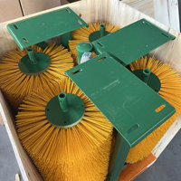 Kit de toilettage pour bétail entièrement automatique avec brosse à rouleaux pour le nettoyage des équipements agricoles