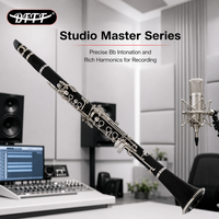 Wholesale ABS Clarinet Bb Flat 17 Keys Beginner Clarinet Kit with Reeds Case Mouthpiece Student Woodwind Instrument