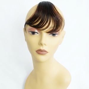 Fabriqué en Corée, frange synthétique sans couture à clipser, droite et légère, extension de cheveux frontale 3D effet aérien et transparent - Product Image 1