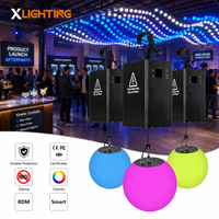 Système de Lifting Motorisé pour Boules Lumineuses Cinétiques LED RGBW DMX512 pour Scène, Plafond, Mariage, Concert, Boîte de Nuit