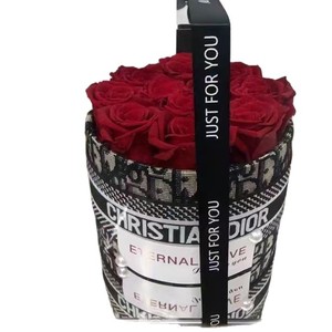 Caja de Regalo con Rosas Eternas en Forma de <span class=keywords><strong>Abrazo</strong></span> para Bodas, Cumpleaños, Graduaciones, Inauguraciones de Casa - Regalo para Novia - Product Image 5