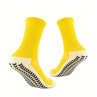 Chaussettes de football antidérapantes personnalisées pour la course à pied Chaussettes de football à poignée Chaussettes de compression professionnelle unisexe pour hommes