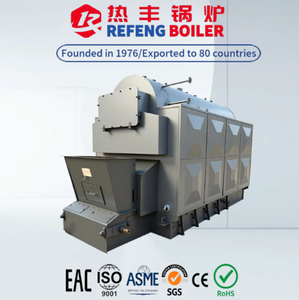 Chaudière à vapeur horizontale à grille à chaînes série DZL1 de 1 tonne, contrôle automatique PLC pour mini-usine de tofu, petit atelier d'alimentation animale - Product Image 6