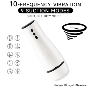 Jouet électrique pour adultes puissant pour hommes, gobelet de masturbation masculin, 10 modes de vibration, 9 modes de stimulation par succion, voix séduisante intégrée - Product Image 4