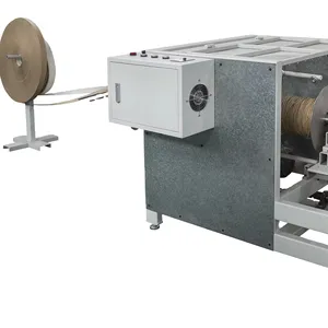 Máquina de fabricación de cuerdas con asa para bolsas de papel de compras de doble estación, fabricación en fábrica
