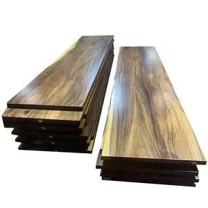 8 piedi. L X 25 pollici 1.5 in spessore finitura UV saman solid wood butcher block controsoffitto con bordo vivo