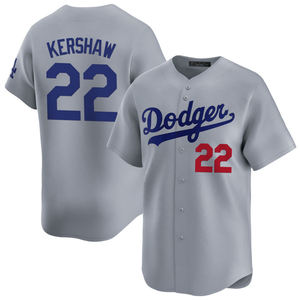 2025 Herren Los Angeles Road Alternate Jersey Baseball Shirts Custom Wear Genähte bestickte Uniformen mit Logos Grau - Product Image 5