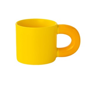 Custom <b>Ceramic</b> Mugs Solid Color Chubby Design Coffee <b>Cups</b> For Daily Use And Giveaways Single <b>Cup</b> Set - Product Image 3