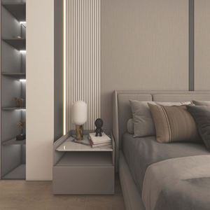 Plafond mural en vinyle de luxe étanche 2440*1220*4mm personnaliser panneau UV ignifuge antidérapant panneau mural Spc pour salle de bain - Product Image 3