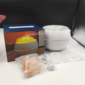Premium Crystal Salt Rock Flame Aroma <b>Diffuser</b> 360ml Ultrasonic Mist Maker USB Essential <b>Oil</b> Humidifier - Product Image 3