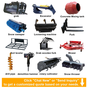 Nhà sản xuất chuyên nghiệp 300kg nhỏ gọn Telescopic bánh Dingo Mini Skid chỉ đạo Bộ nạp với file đính kèm - Product Image 3