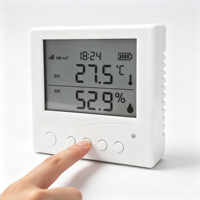 Moniteur de température et d'humidité NB-IoT ED512, détecteur mural avec écran pour la surveillance à distance des alarmes environnementales