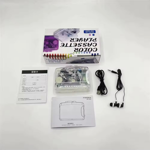 Reproductor de Casetes Portátil Transparente, Radio AM/FM Retro con Bluetooth, Música Estéreo HiFi, Walkman de Plástico ABS para Interiores y Exteriores - Product Image 3