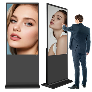 Focuseen Trong Nhà Kỹ thuật số biển kiosk với màn hình cảm ứng hồng ngoại tầng đứng quảng cáo hiển thị CMS kích hoạt giáo dục sử dụng - Product Image 1