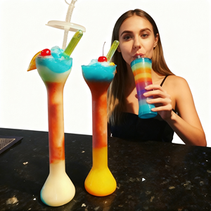 Vasos Altos para Bebidas Frías, Daiquiris, Margaritas, Vasos de Hielo para Fiestas, Carnavales, Pubs, <span class=keywords><strong>Halloween</strong></span>, Vasos de Vino para Bar - Product Image 1