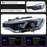 Pour phares de Série 3 F30 : Kit de modernisation/amélioration LED, feux diurnes en forme de cuillère, clignotants, design de feux de croisement, 6000K, 6000 Lumens, 12V