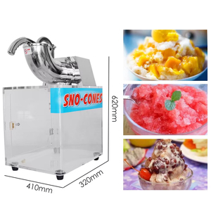Xeoleo Máy Nghiền Đá Thương Mại Bông Tuyết Máy Nước Đá Tự Động Đôi Lưỡi Dao Cạo Râu Băng Tuyết <span class=keywords><strong>Cone</strong></span> Maker 200W <span class=keywords><strong>SNO</strong></span>-CONES Máy - Product Image 3