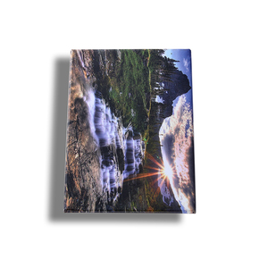 Rectangle Customized Mountain Scenery UV Printed PU Leather Souvenir Fridge Magnet - Product Image 4