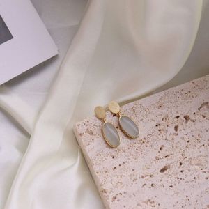 Chris April in Stock 925 Sterling Silver Gold Plated Latest Artificial Manmade <strong>Jade</strong> <strong>Earrings</strong> - Product Image 3