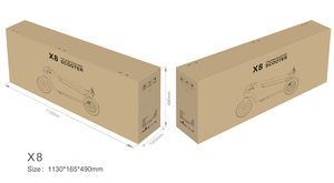 สกู๊ตเตอร์พับได้ Pulse GO MF14 KX X8 350W สำหรับผู้ใหญ่ พร้อมแบตเตอรี่ถอดได้ 36V10AH ระยะทาง 35-45 กม. และหน้าจอ LED ความเร็วสูง - Product Image 4