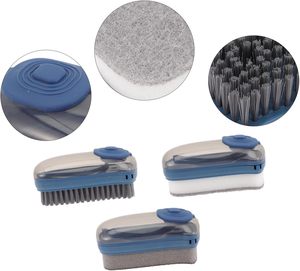 Cepillo de limpieza dispensador de jabón automático multiusos para el hogar con dispensador de jabón para ropa y zapatos cepillo de fregado - Product Image 5