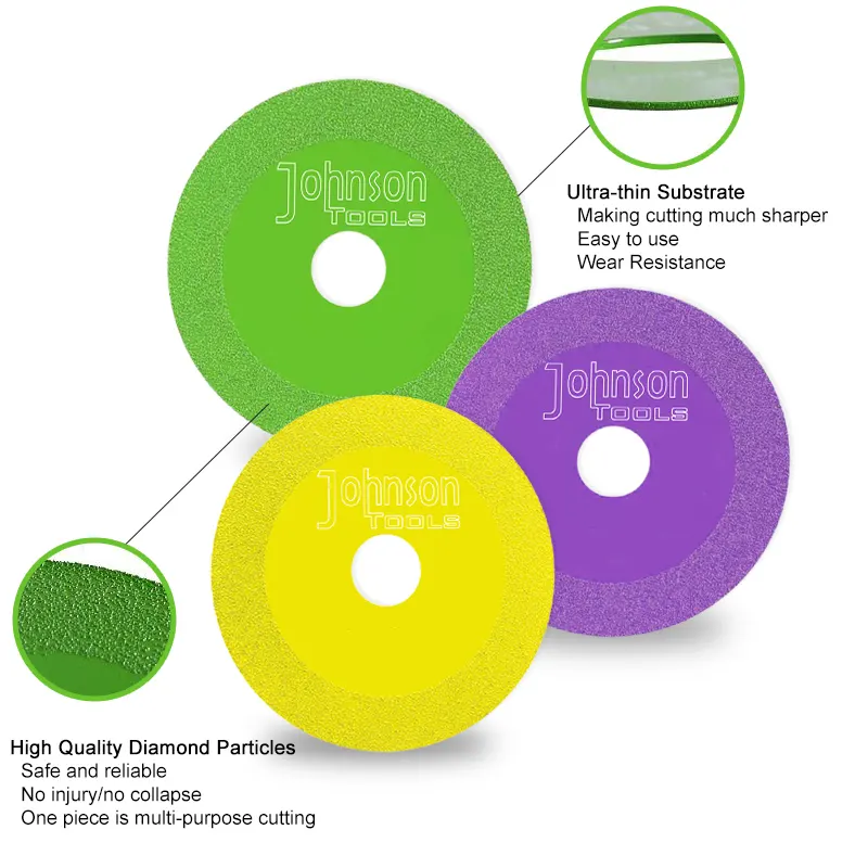 4インチ特殊ウェットガラスセラミックタイル翡翠薄いダイヤモンド研磨カッティングホイールディスクソーブレードガラス用