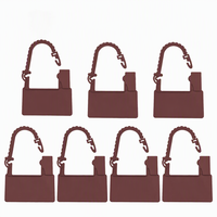 Sceau de sécurité en plastique réglable à serrage progressif, cadenas numéroté pour conteneurs, idéal pour la logistique express et les bagages, personnalisable avec logo.